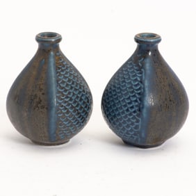 Pair of William Kage Vases