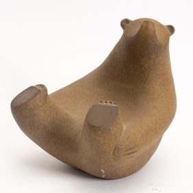 Ceramic Bear Sculpture