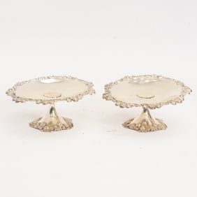 Pair of Tiffany & Co. Sterling Tazzas
