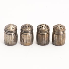 Set of Four Sterling Shakers