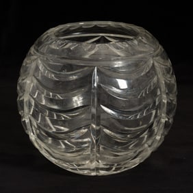 Tiffany & Co. Round Crystal Vase
