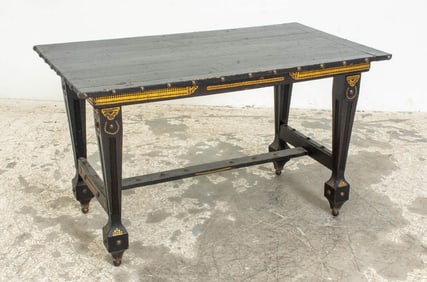 Aesthetic Movement Black Painted Table