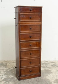French Mahogany Ship Wash Stand Cabinet