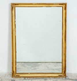 Gilt Frame Rectangular Mirror