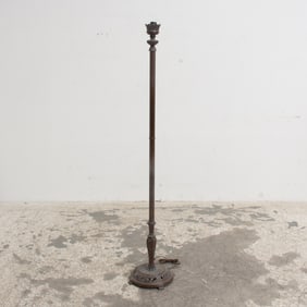 Patinated Metal Floor Lamp