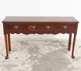 George II Style Inlaid Mahogany Sideboard