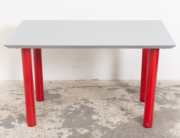 Knoll Style Metal Dining Table