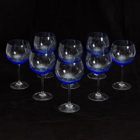 Set of Eight Wine Glasses