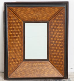 Continental Parquetry Inlaid Mirror