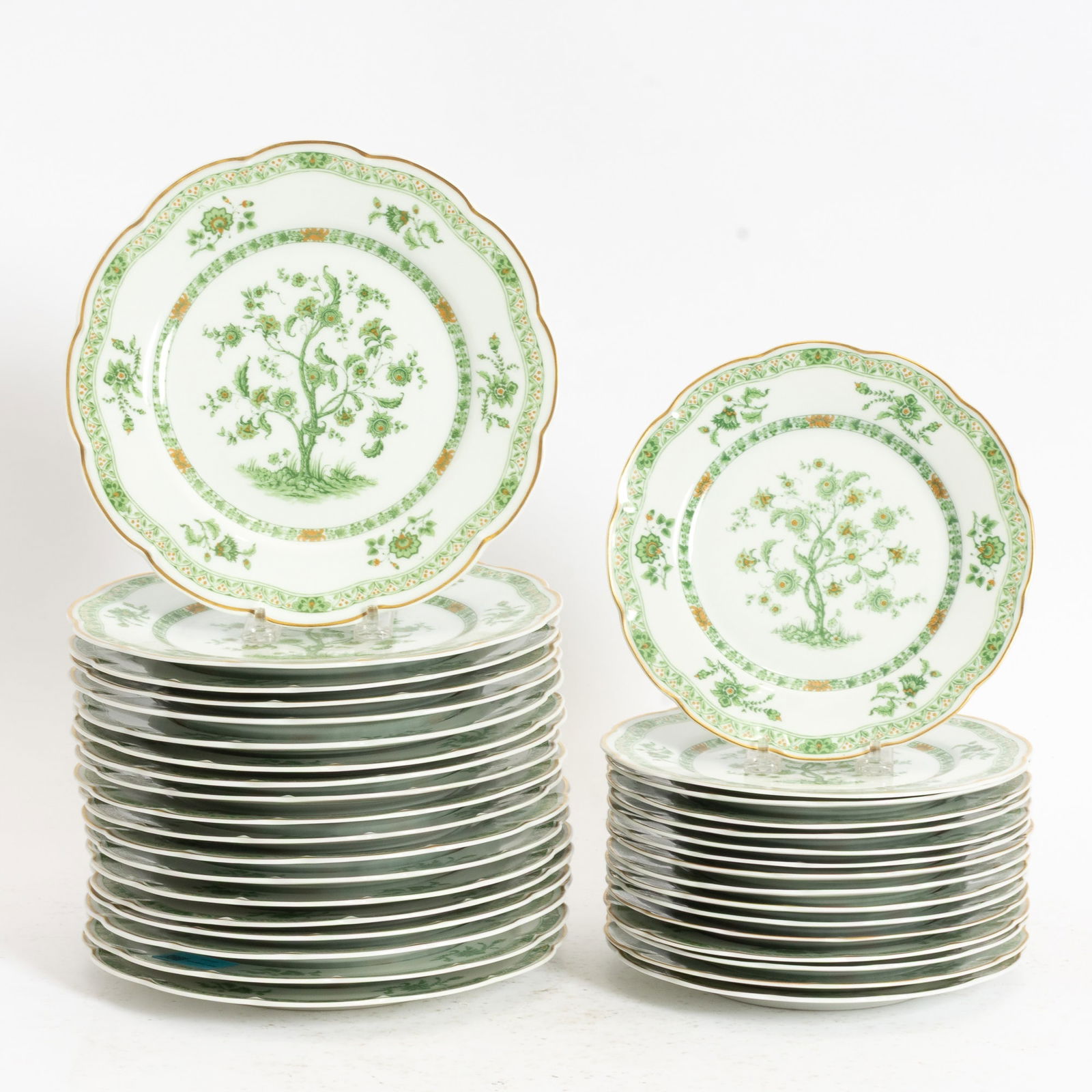 Group of Haviland Limoges Plates "Arbre Verte" (1 of 5)