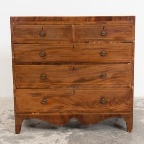Federal Inlaid Mahogany Chest of Drawers