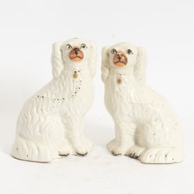 Pair of Staffordshire Spaniels
