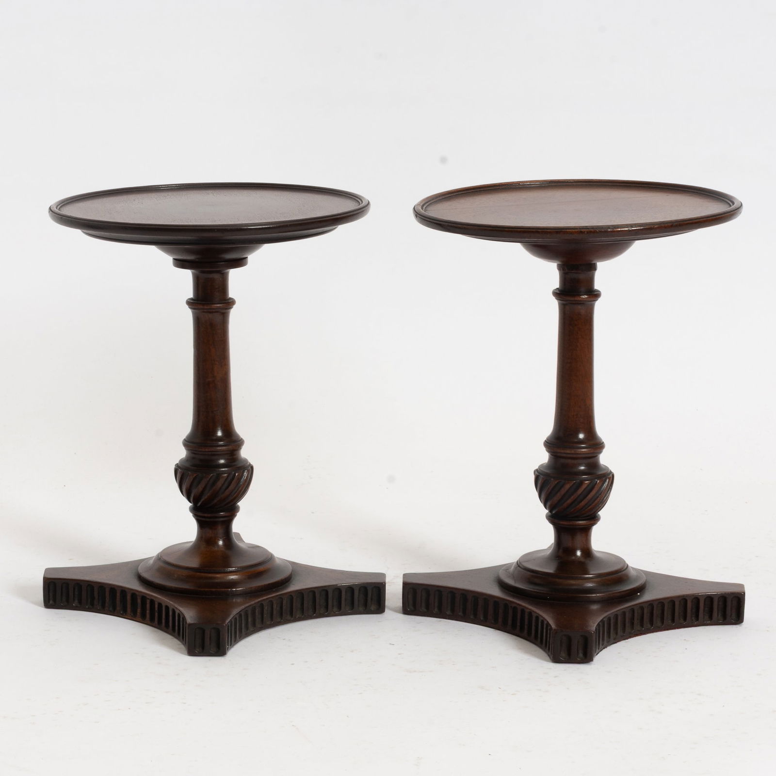 Pair of Mahogany Table Top Stands (1 of 4)