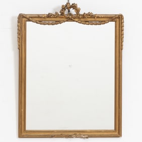 Louis XVI Style Giltwood Mirror