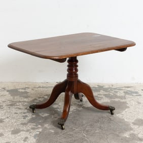 George III Style Tilt-Top Mahogany Table