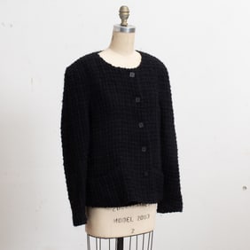 Chanel Black Wool Blazer