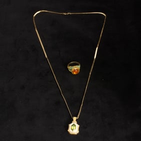 Group of Yellow Gold Jewelry
