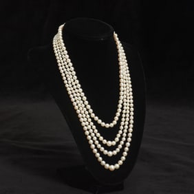 Four Cultured Pearl Necklaces