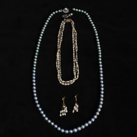 Group of Freshwater Pearl Jewelry