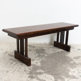 Mahogany Library Table