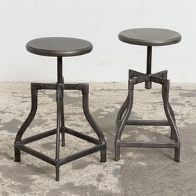 Pair of Metal Stools