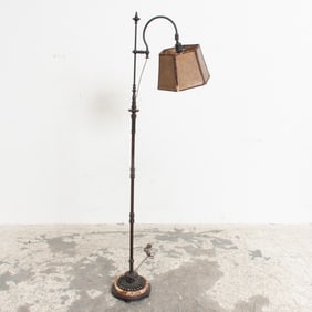 Art Nouveau Style Metal Floor Lamp