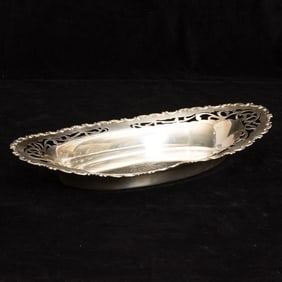 Whiting Sterling Silver Bread Tray