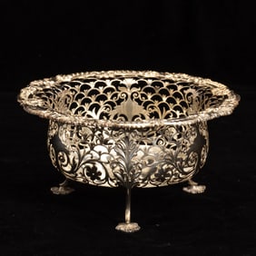 American Coin Silver Footed Bowl