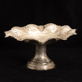 Persian Silver Compote