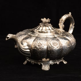 English Sterling Silver Teapot