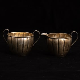 Sterling Silver Sugar and Creamer