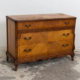 Carved Satinwood Dresser