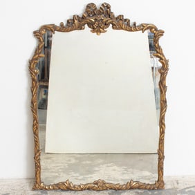Transitional Louis Style Gilt-Wood Mirror