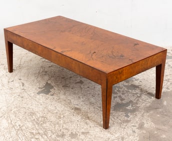 Faux Burlwood Coffee Table