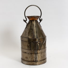 Plated Copper Milk Can