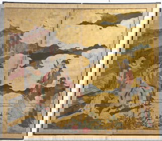 Japanese Two-Panel Screen