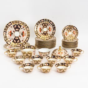 Group of Royal Crown Derby Imari China