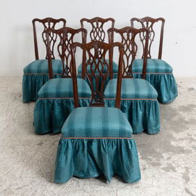 Set of Six Georgian Style Dining Chairs