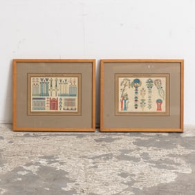 Two Hand-Colored Plates