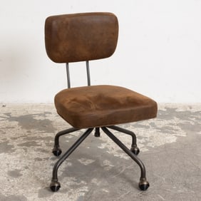 Leather Upholstered Desk Chair