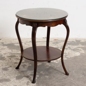 Mother-of-Pearl Inlaid Occasional Table