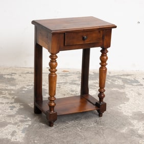 Mahogany Single Drawer Side Table