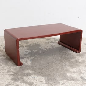 Red Painted Asian Style Low Table