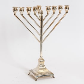 Sterling Silver Menorah