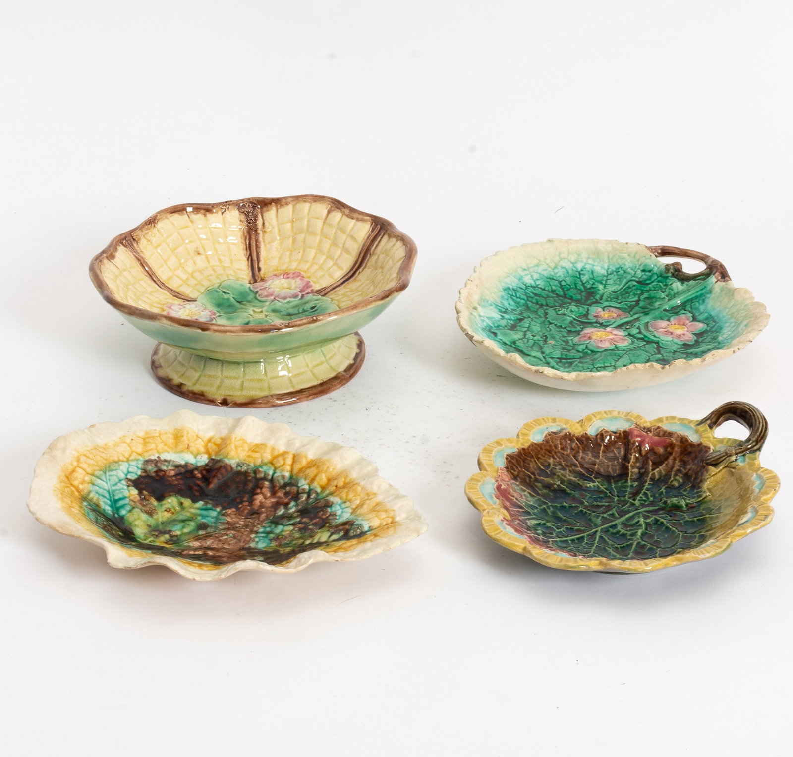 Assorted Group of Majolica Articles (1 of 10)