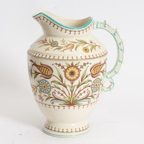English Earthenware Pitcher