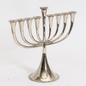 Stainless Steel Menorah