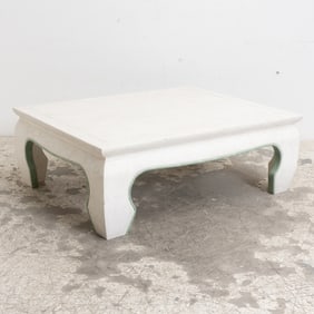 White Painted Asian Style Low Table