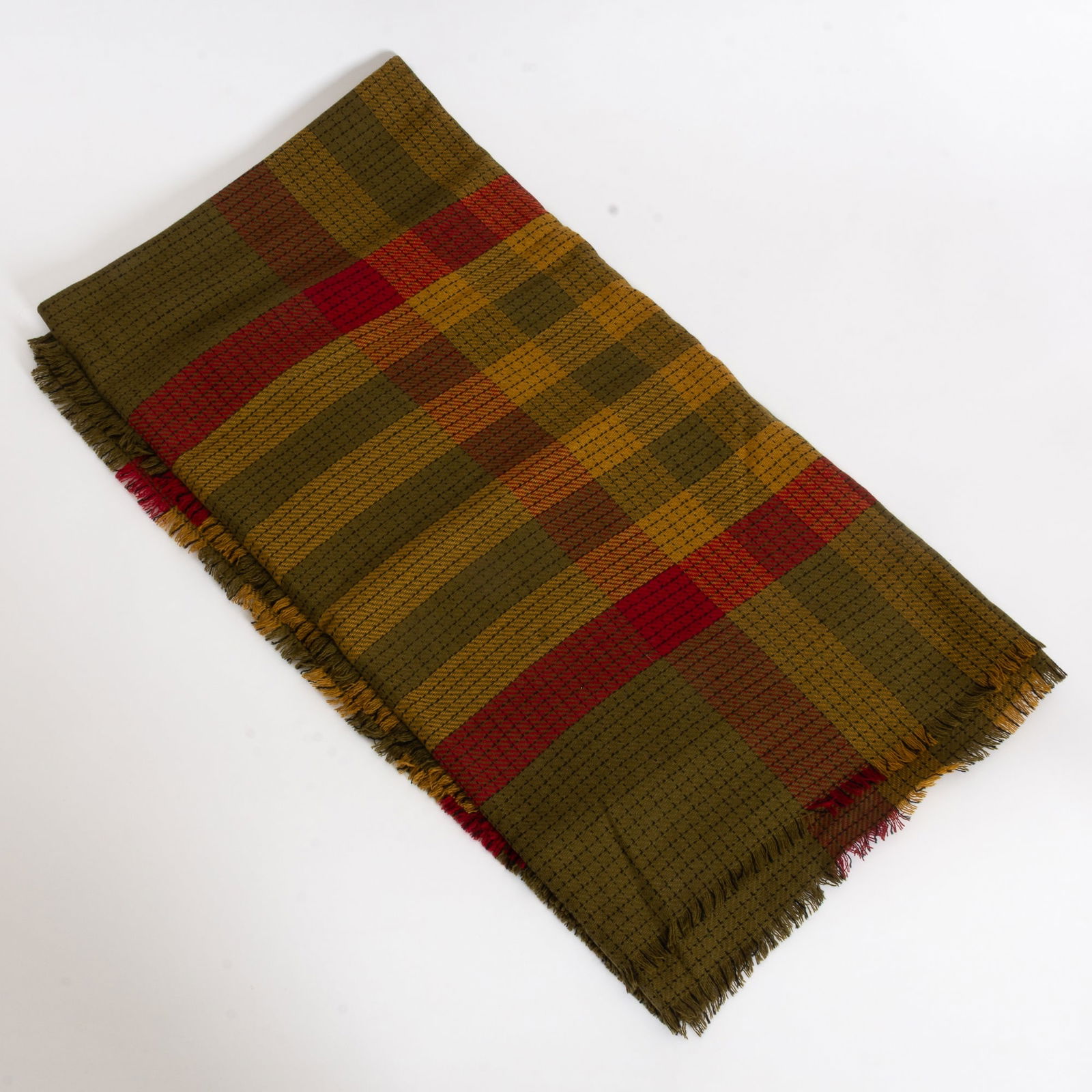 Italian Wool Shawl: . (60" square) Needs cleaning