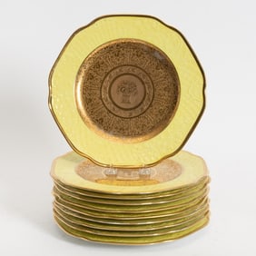 Set of Ten Limoges Dinner Plates